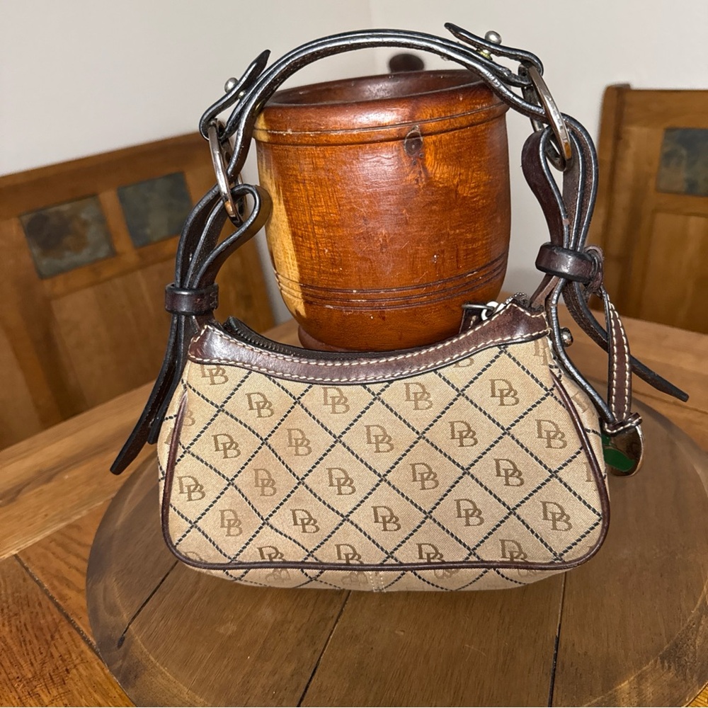 Dooney & Bourke vintage Tan signature small hobo bag